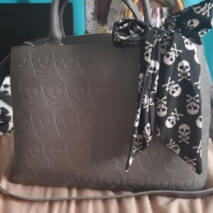 Betsey Johnson Skull Satchel